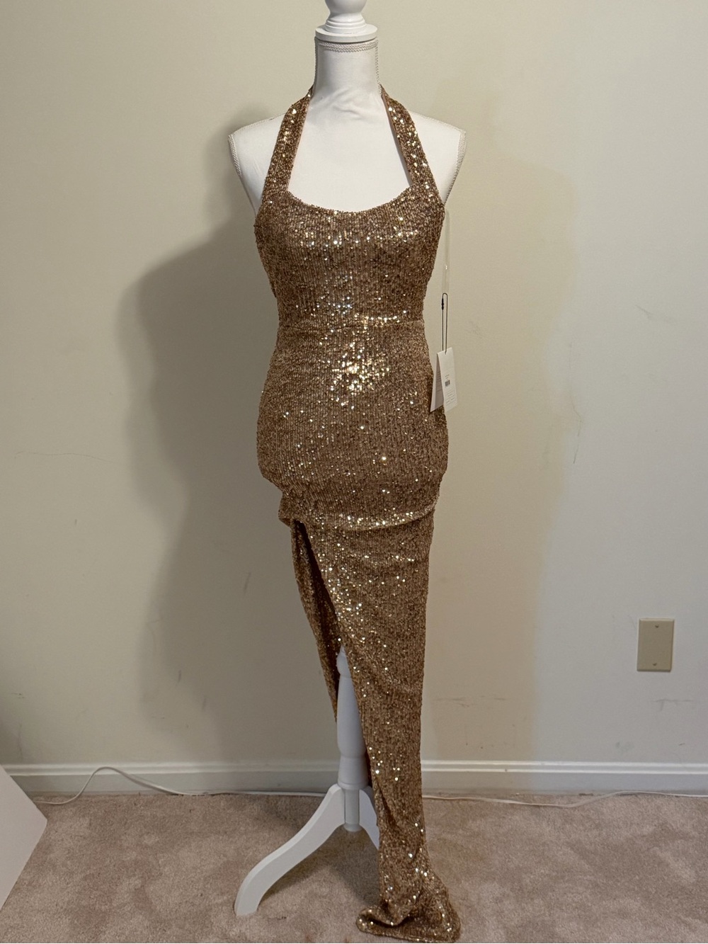 Nookie Fantasy Gown in Gold